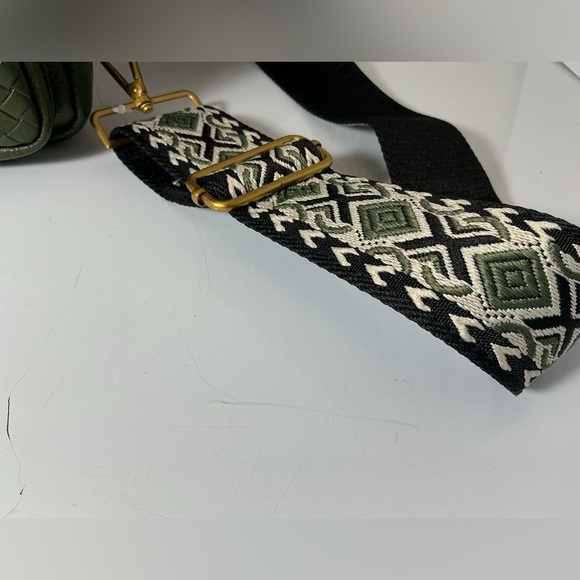 Style & Co. Woven Sling Bag in a green color main image 5